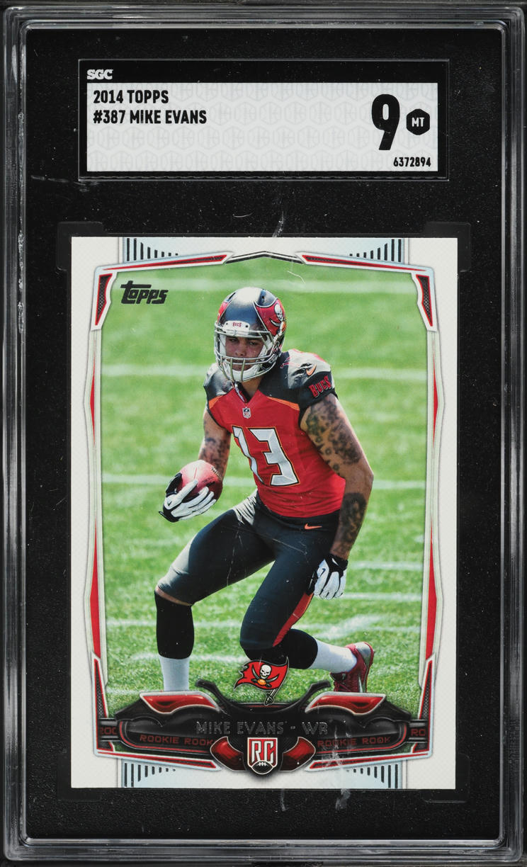 2014 Topps Football Mike Evans ROOKIE #387 SGC 9 MINT