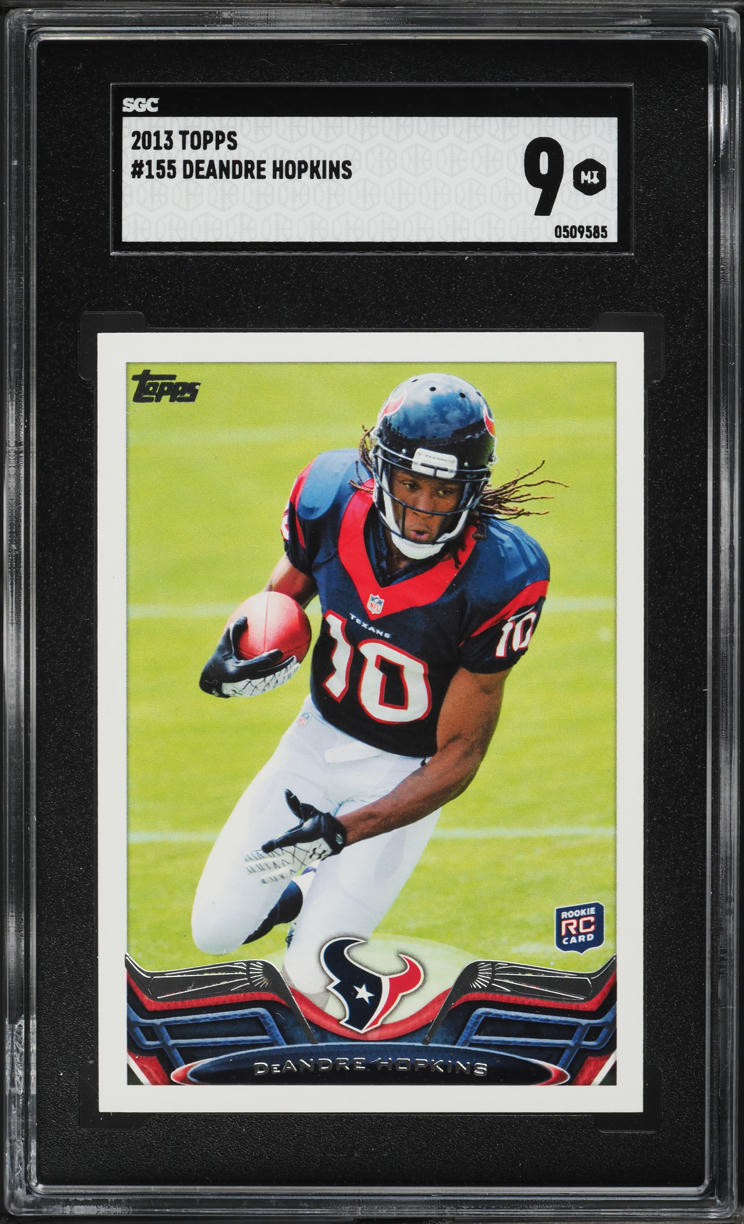 2013 Topps Football DeAndre Hopkins ROOKIE #155 SGC 9 MINT