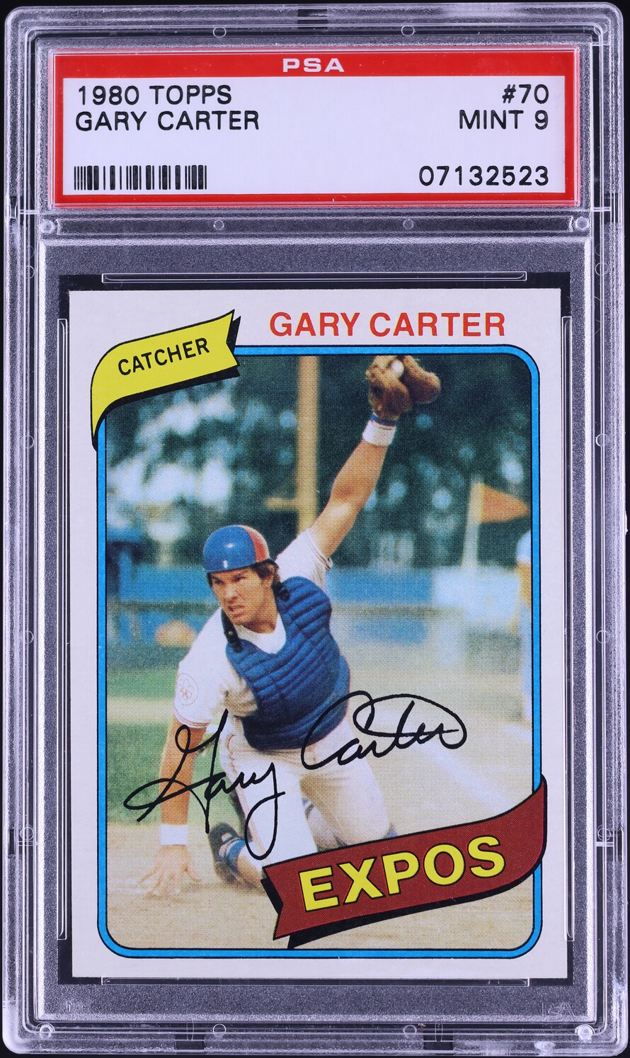 1980 Topps Gary Carter #70 PSA 9 MINT