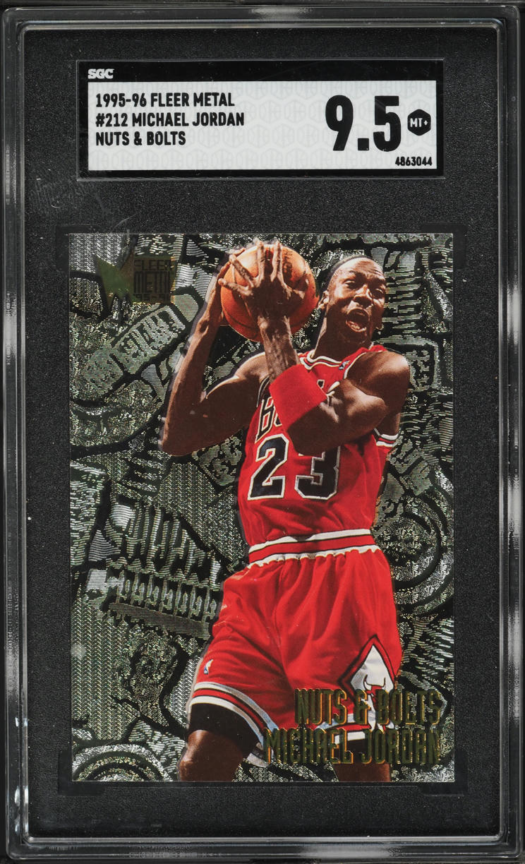 1995 Metal Nuts & Bolts Michael Jordan #212 SGC 9.5 MINT+
