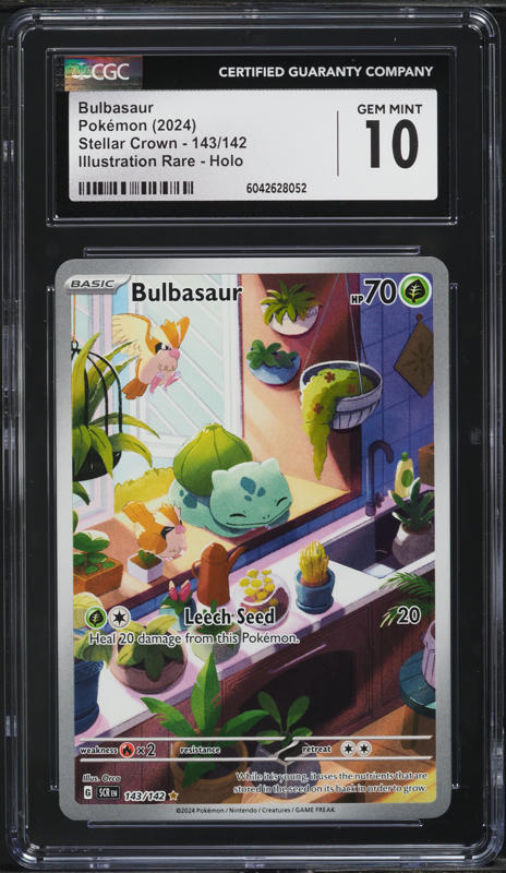 1999 Pokemon Base Set Shadowless 1st Edition Bulbasaur #44 PSA 9