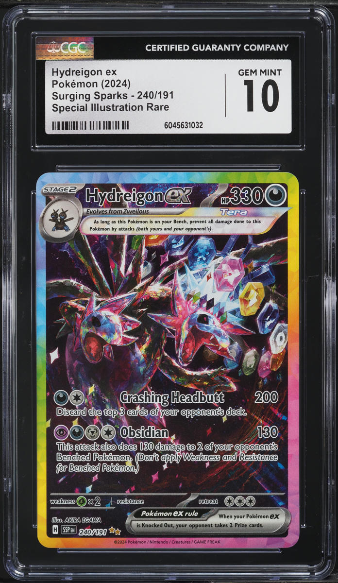 2024 Pokemon SV Surging Sparks SIR Hydreigon ex #240 CGC 10 GEM MINT on Fanatics Collect 2024 Pokemon SV Surging Sparks SIR Hydreigon ex #240 CGC 10 GEM MINT on Fanatics Collect