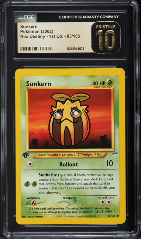 sunkern pokemon card Pokemon TCG Sunkern 009 Japanese Card #230604