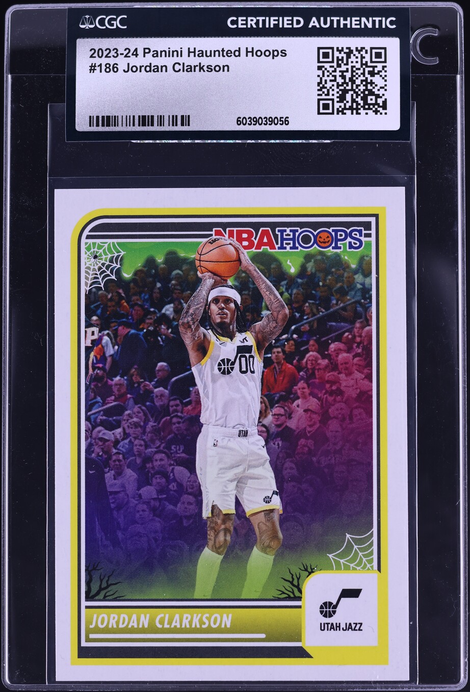 2023 Haunted Hoops Jordan Clarkson #186 CGC AUTH