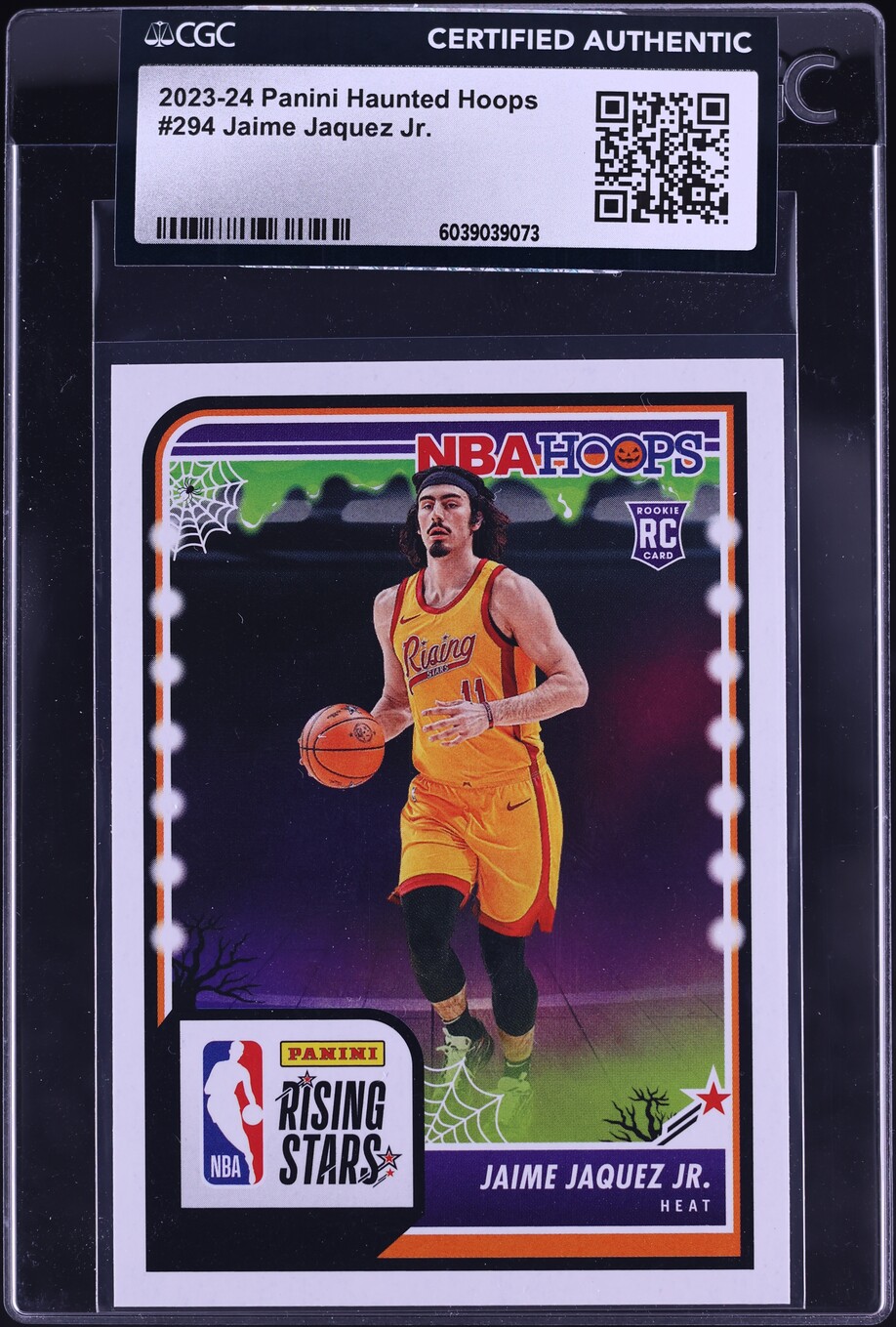 2023 Haunted Hoops Jaime Jaquez Jr. ROOKIE #294 CGC AUTH
