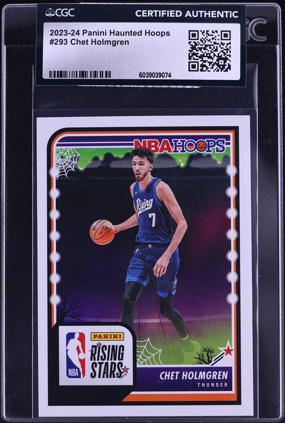 2023 Haunted Hoops Chet Holmgren #293 CGC AUTH