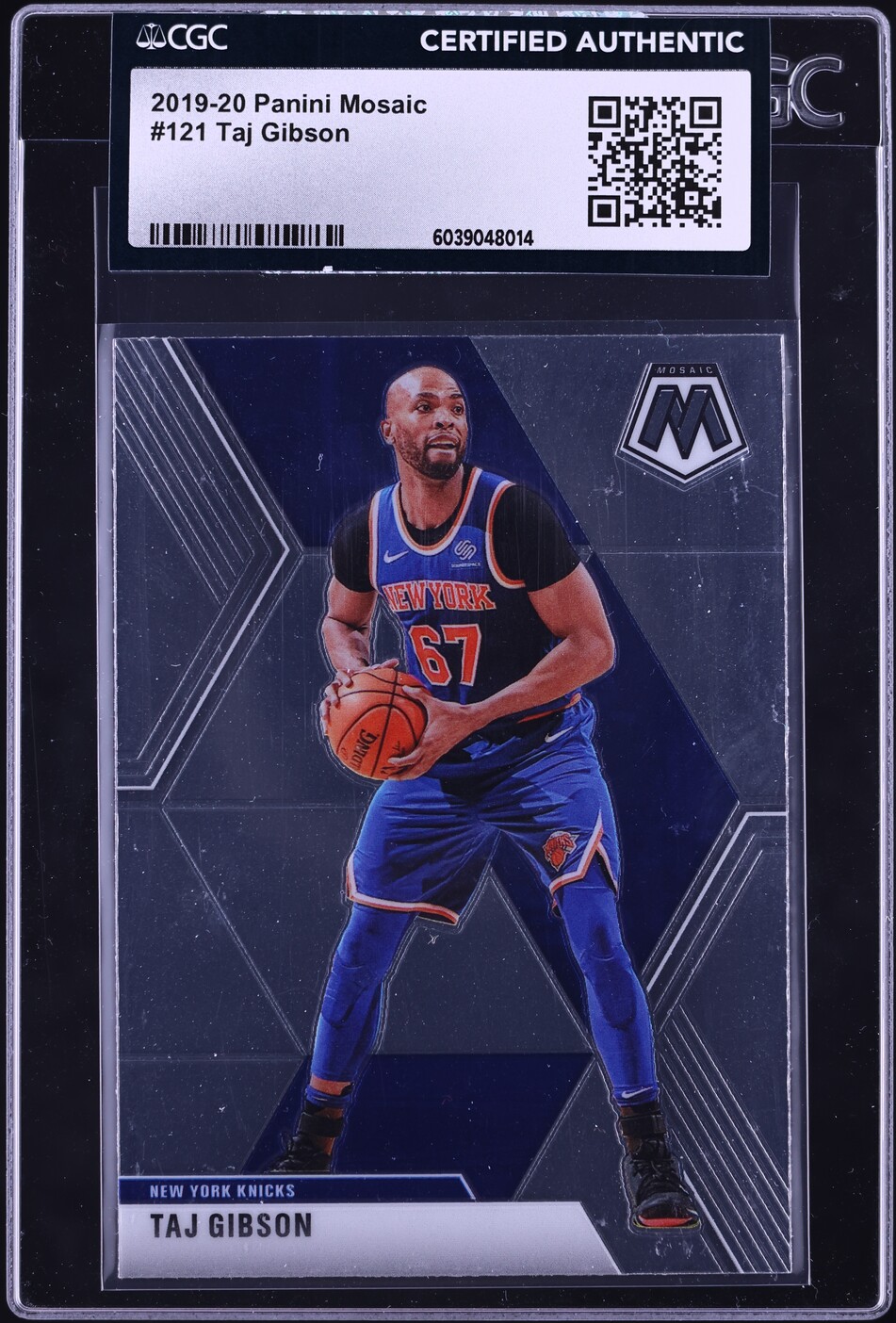 2019 Panini Mosaic Taj Gibson #121 CGC AUTH