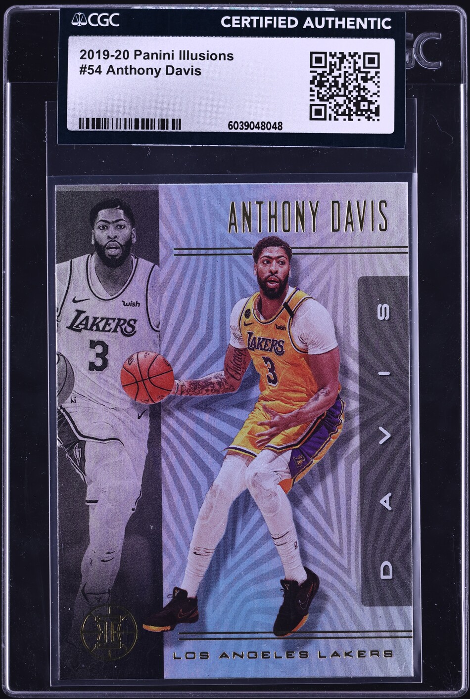 2019 Panini Illusions Anthony Davis #54 CGC AUTH