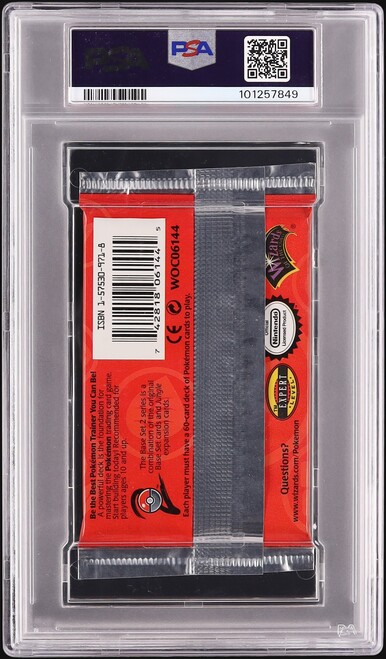 2000 Pokemon Base 2 Pack Mewtwo Thin Font PSA 10 GEM MINT