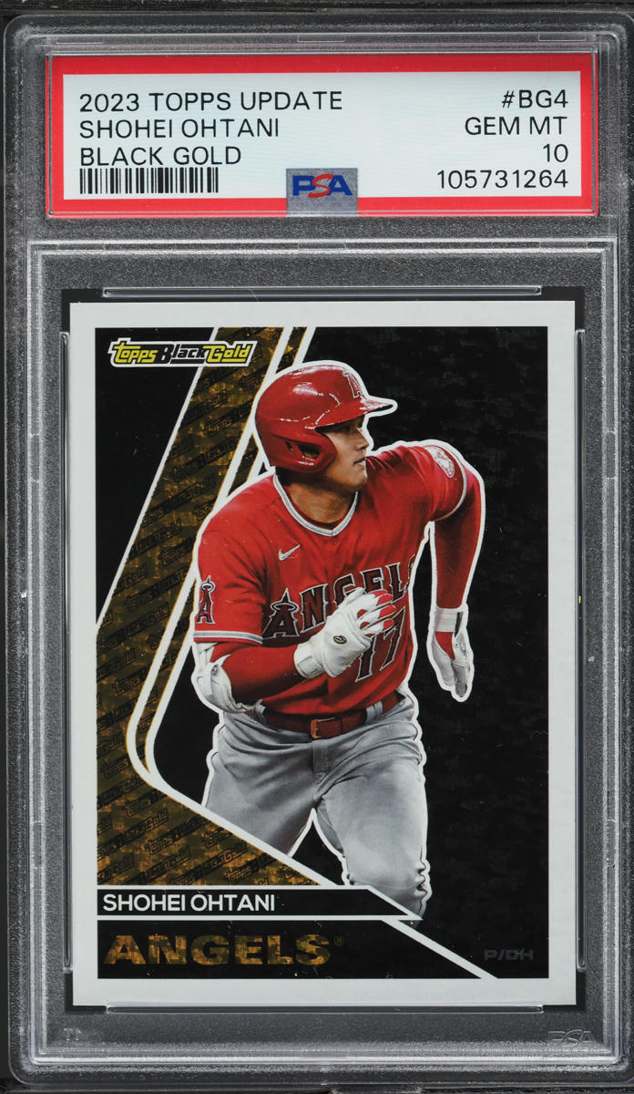2023 Topps Update Black Gold Shohei Ohtani #BG-4 PSA 10 GEM MINT