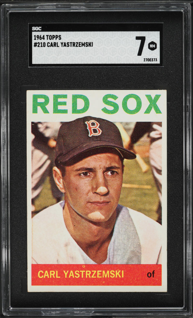 1964 Topps Carl Yastrzemski #210 SGC 7 NRMT