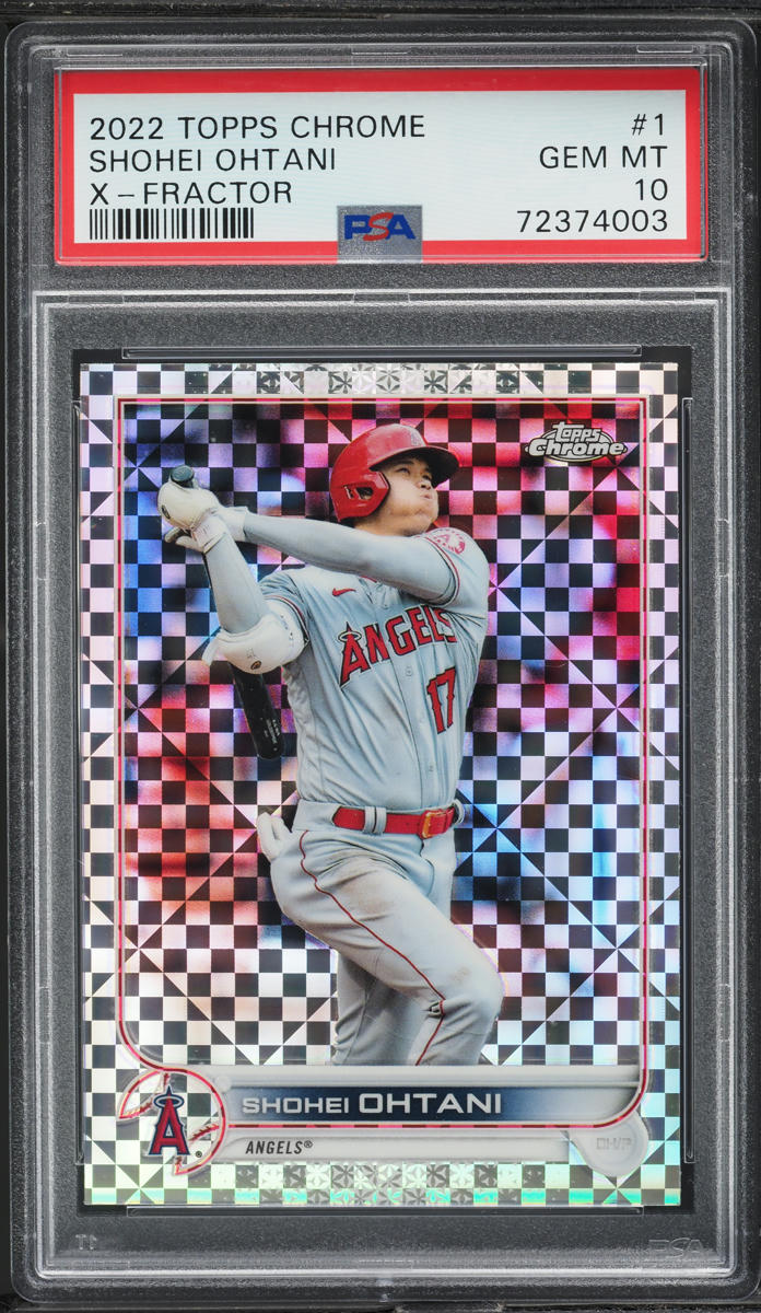 2022 Topps Chrome Xfractor Shohei Ohtani #1 PSA 10 GEM MINT