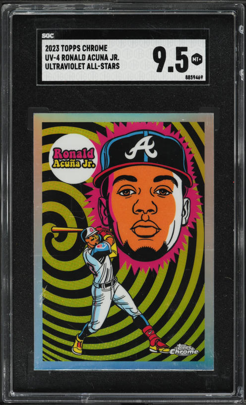 2023 Topps Chrome Ultraviolet All-Star Ronald Acuna Jr. #UV-4 SGC