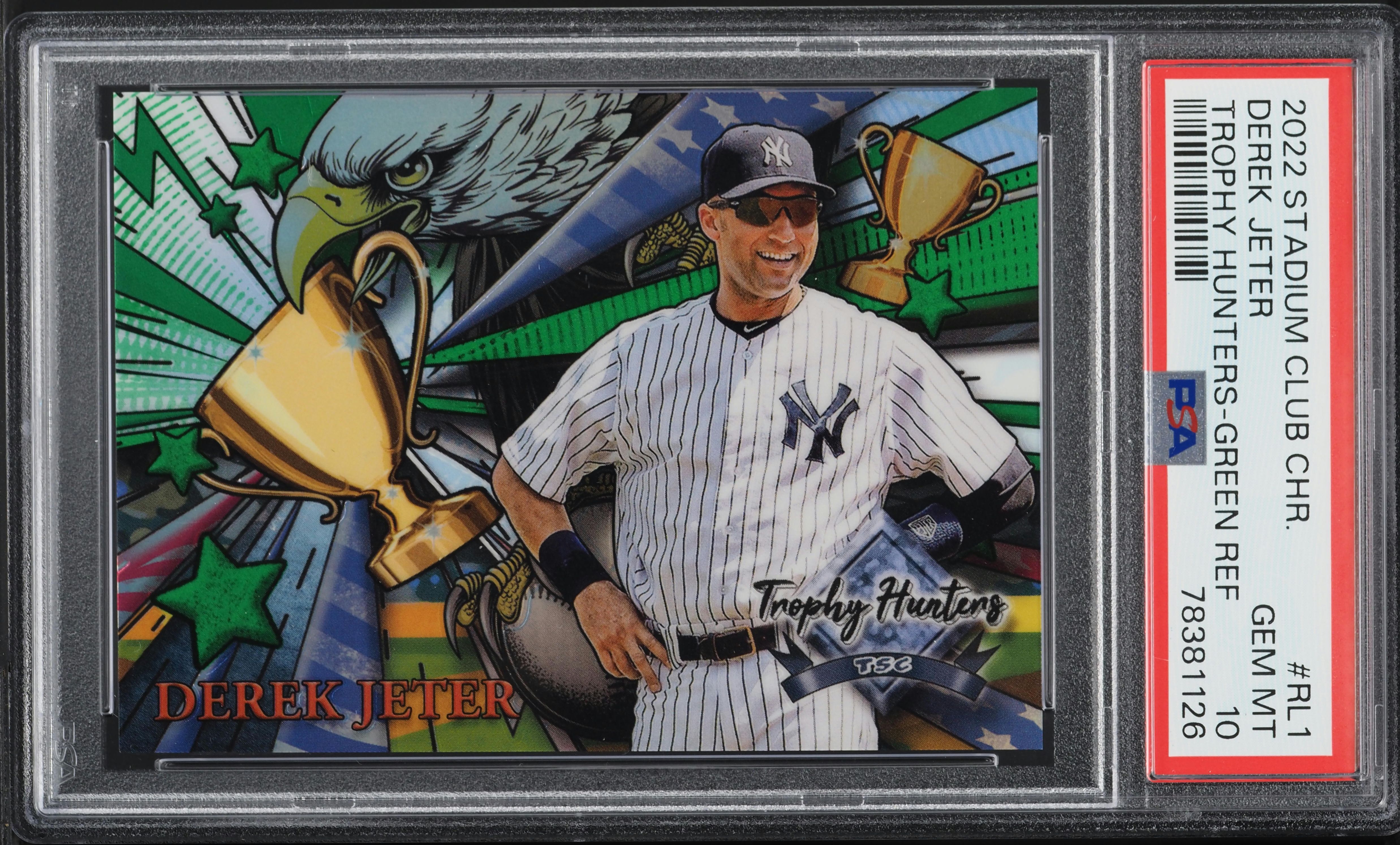 2022 Stadium Club Chrome Trophy Hunters Green Refractor Derek