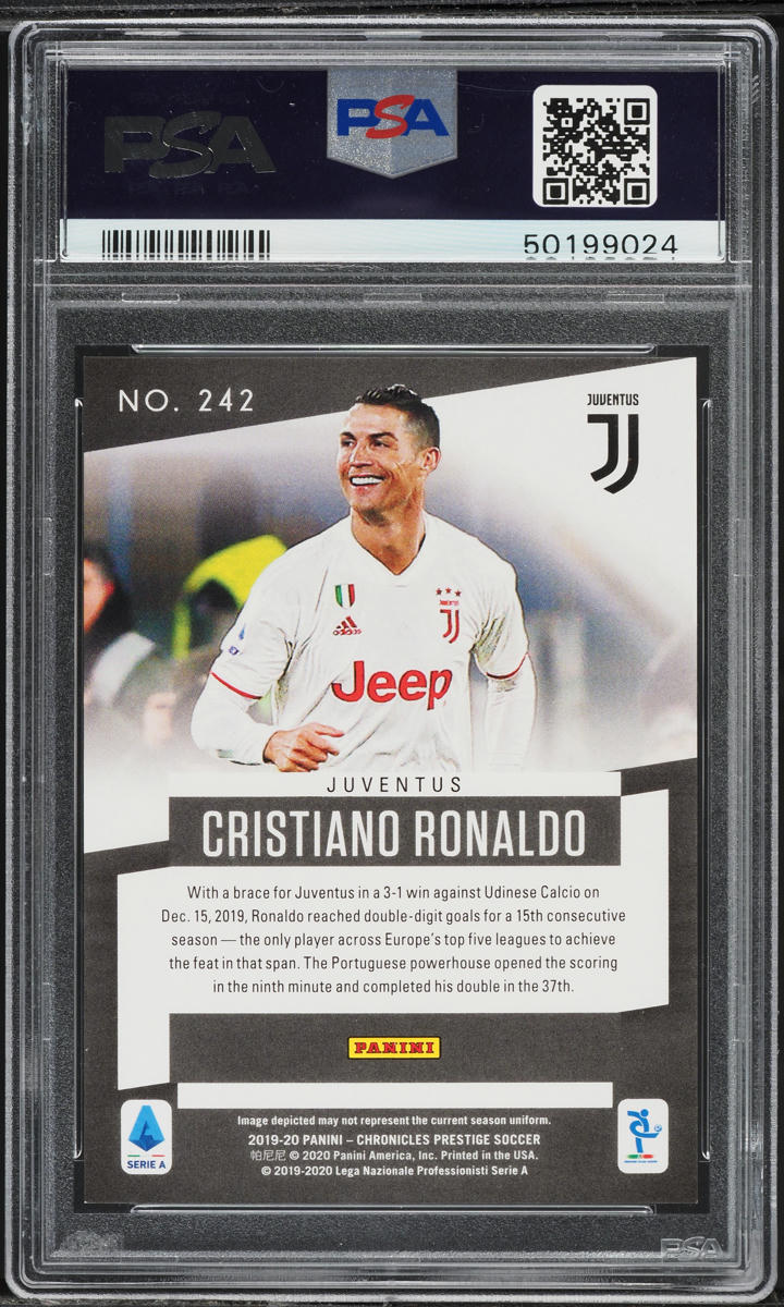 2019 Panini Chronicles Prestige Serie A Purple Cristiano Ronaldo