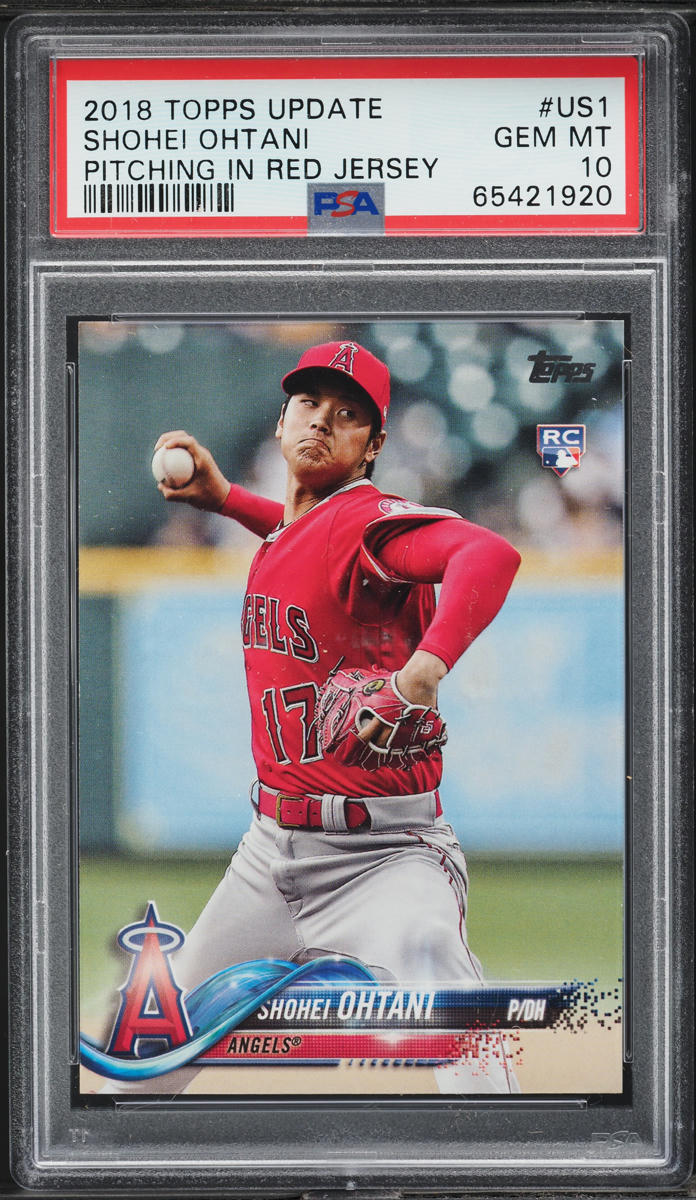 2018 Topps Update Shohei Ohtani ROOKIE #US1 PSA 10 GEM MINT
