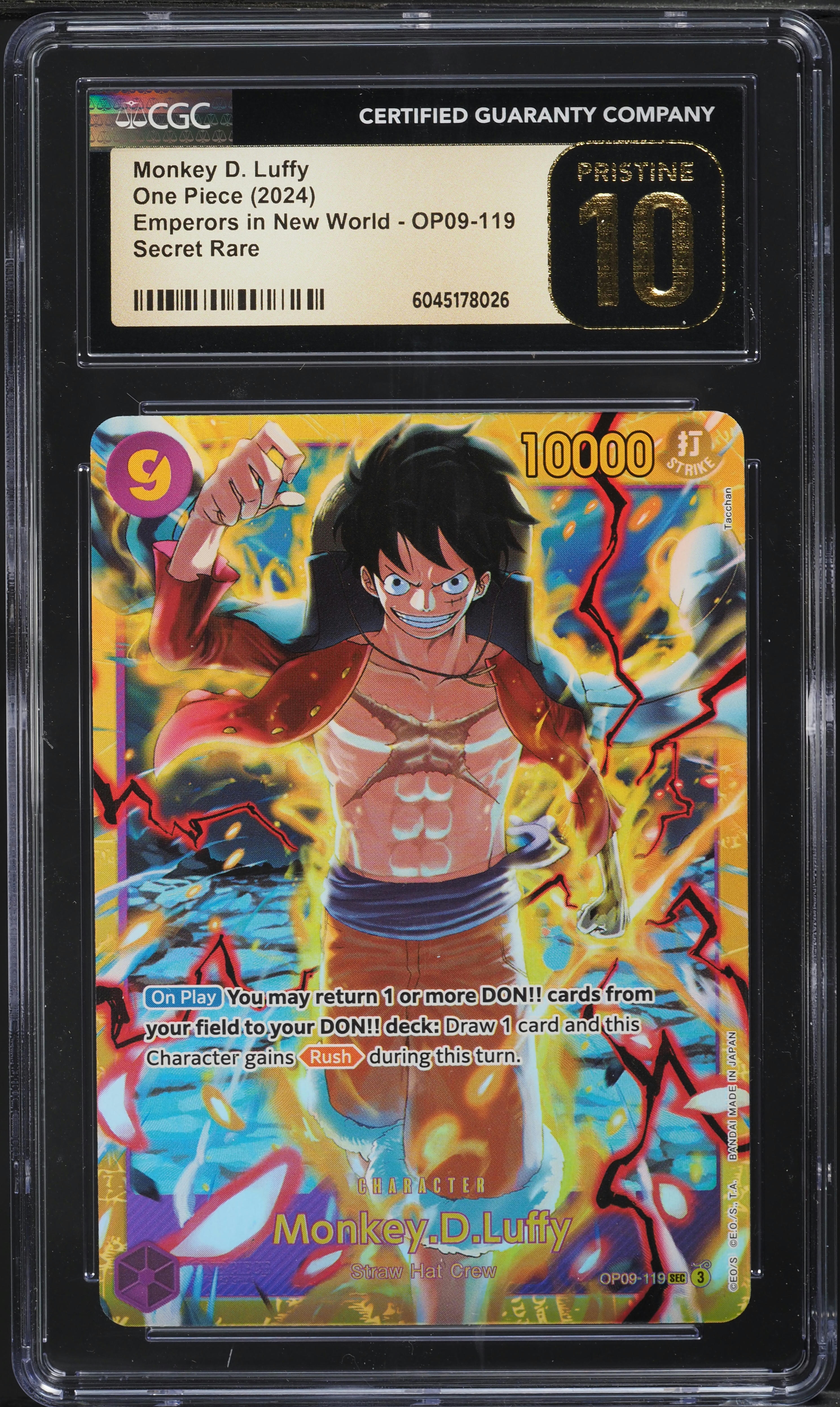 One Piece OP05-119 ✨ Monkey D. Luffy Grand Asia Open 2024 Limited 
