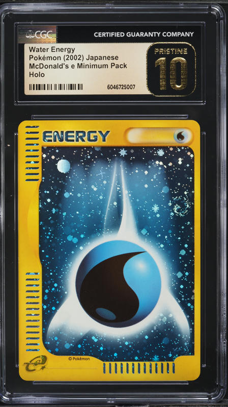 2002 Pokemon Japanese McDonald's Holo Water Energy PSA 9 MINT on Fanatics  Collect