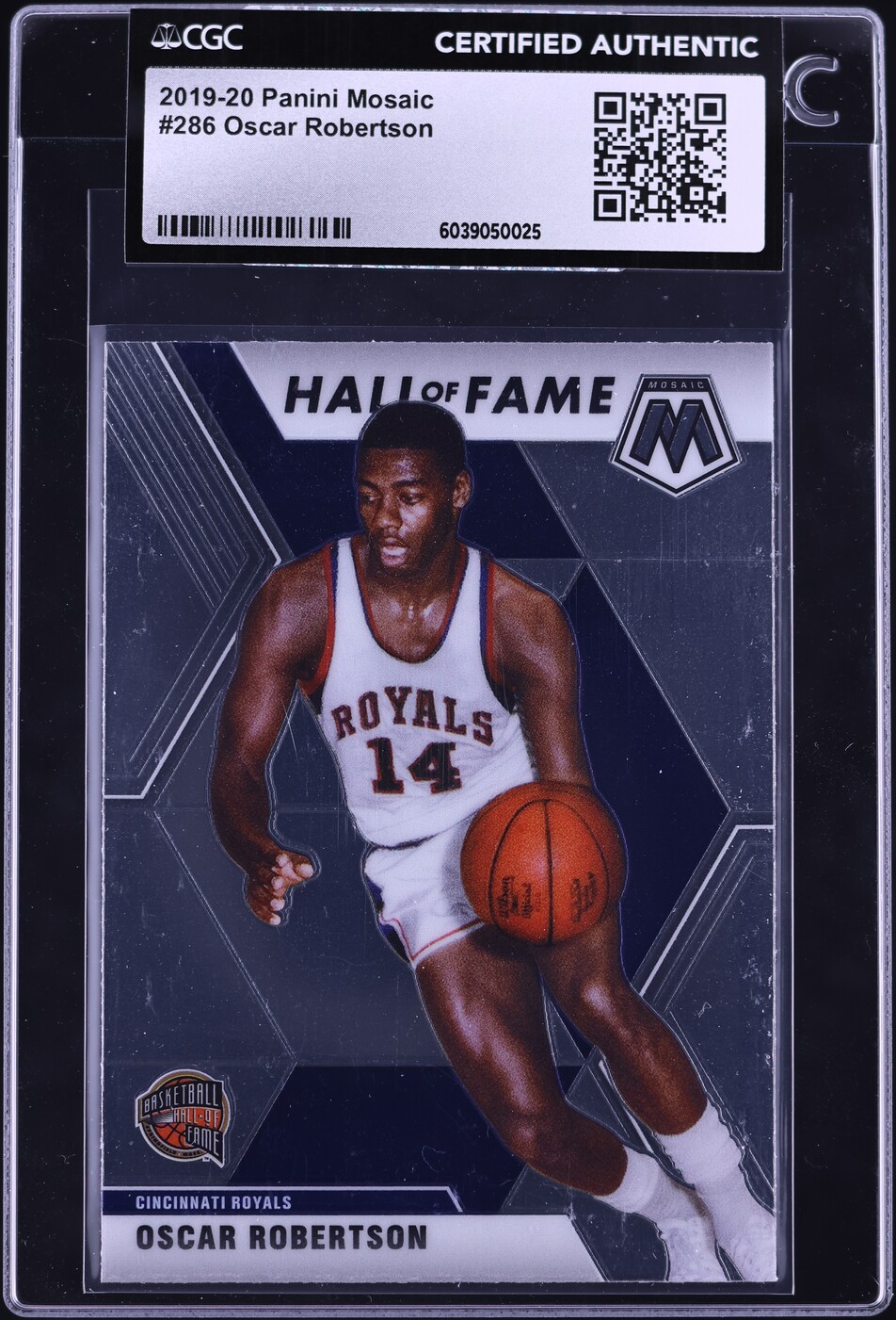 2019 Panini Mosaic Oscar Robertson #286 CGC AUTH