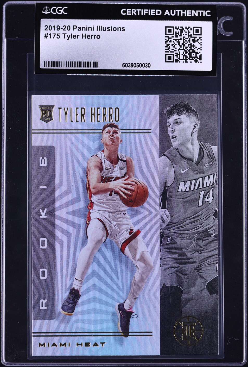 2019 Panini Illusions Tyler Herro ROOKIE #175 CGC AUTH