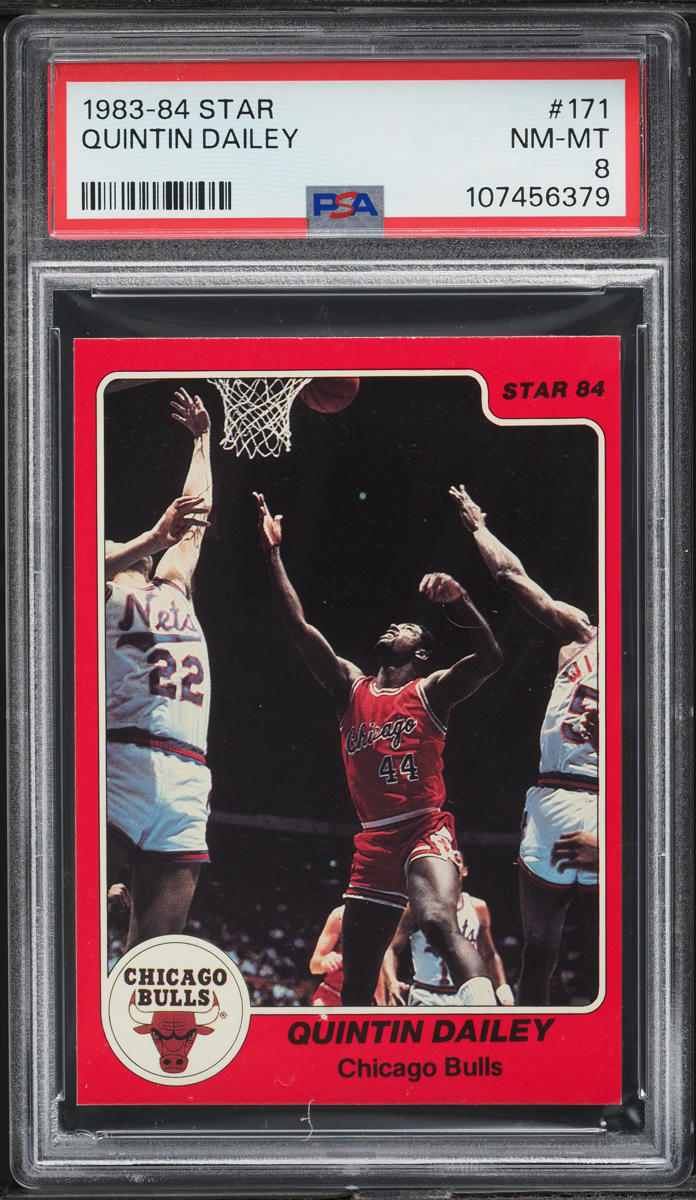 1983 Star Basketball Quintin Dailey #171 PSA 8 NM-MT