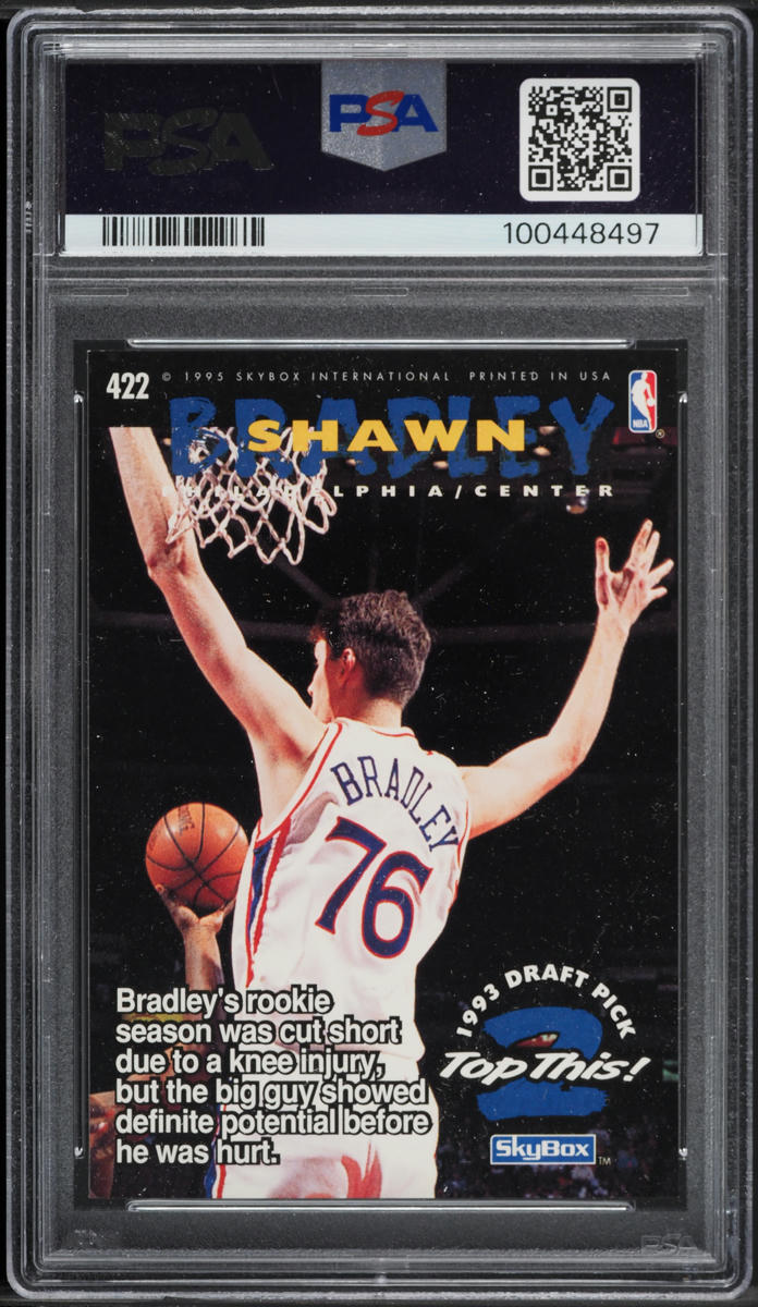 1994 Hoops Shawn Bradley Jason Kidd ROOKIE #422 PSA 8 NM-MT