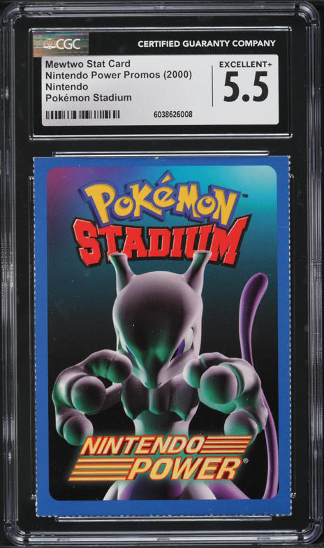 2000 Pokemon Black Star Promo JR Stamp Rally Mewtwo #12 CGC 10 GEM