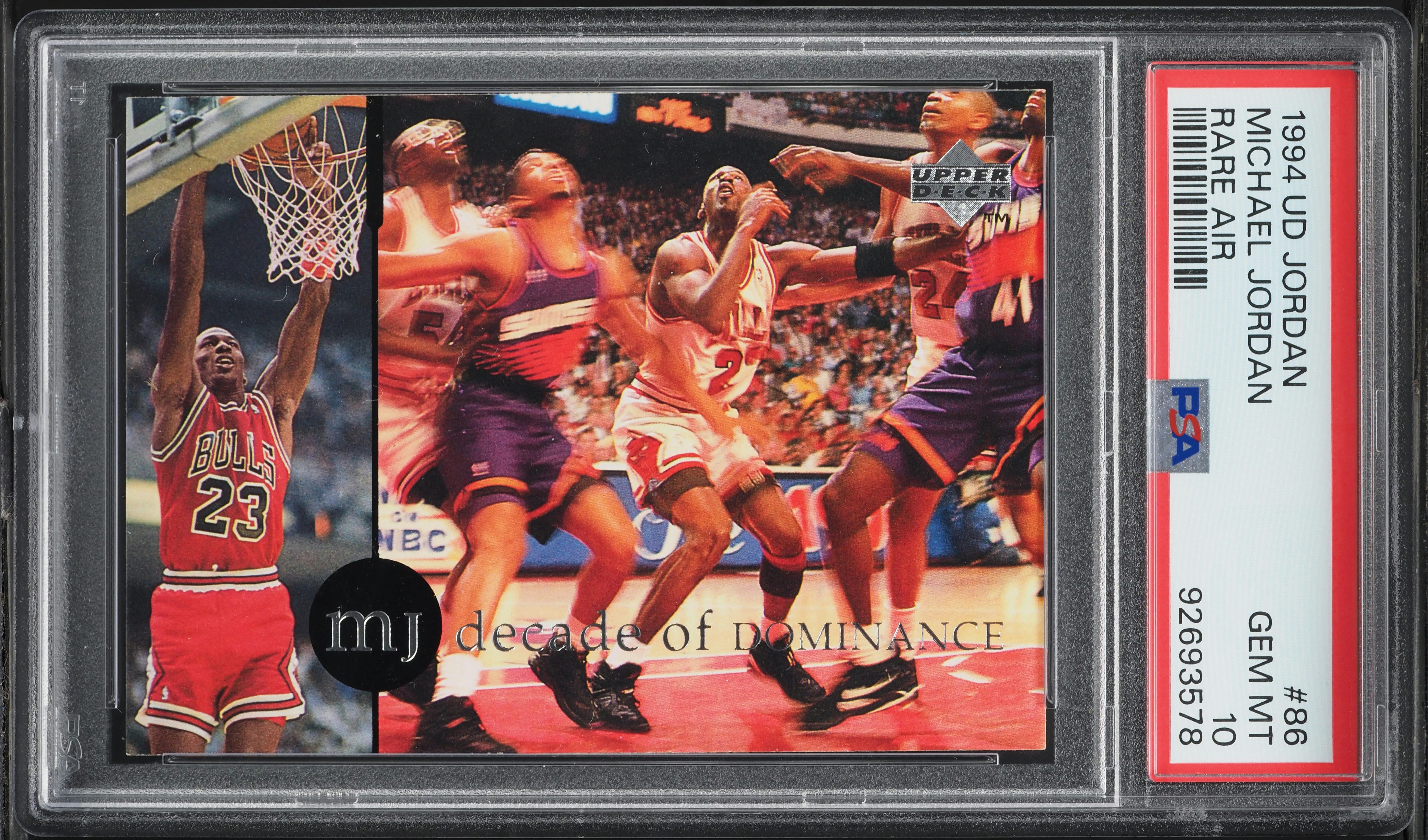 1994 Upper Deck MJ Rare Air Michael Jordan #86 PSA 10 GEM MINT on
