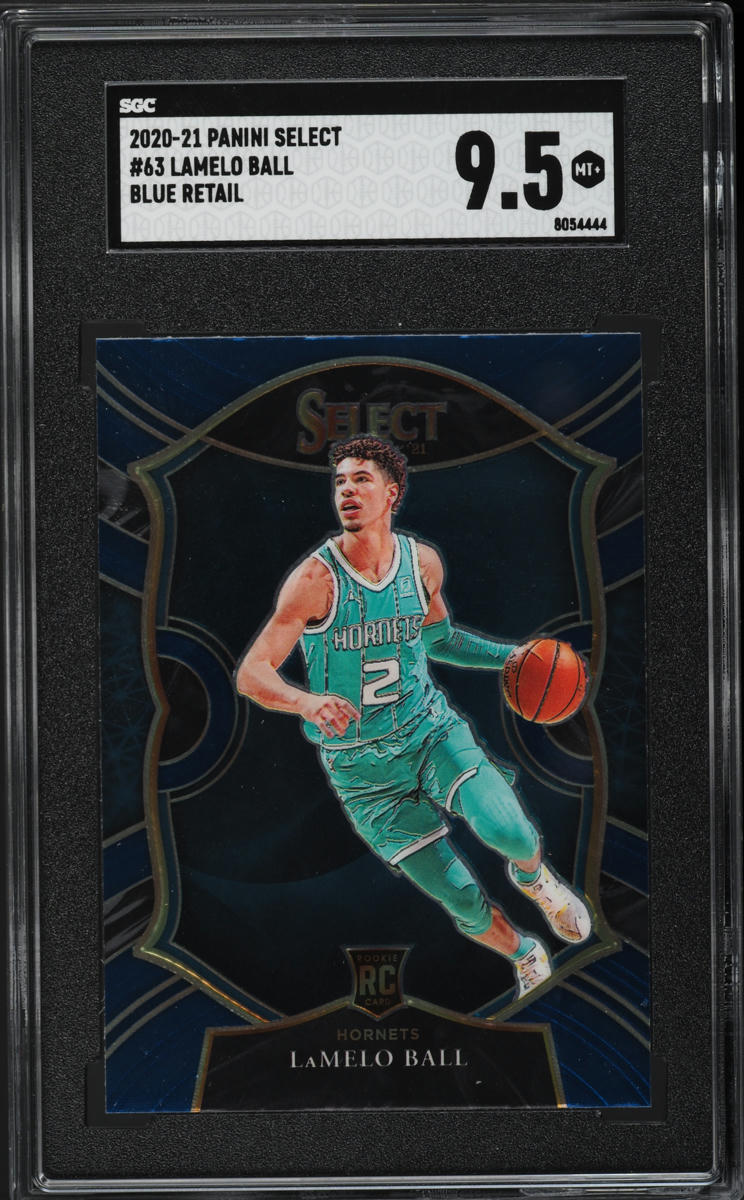 2020 Select Concourse Blue Retail LaMelo Ball ROOKIE #63 SGC 9.5 MINT+