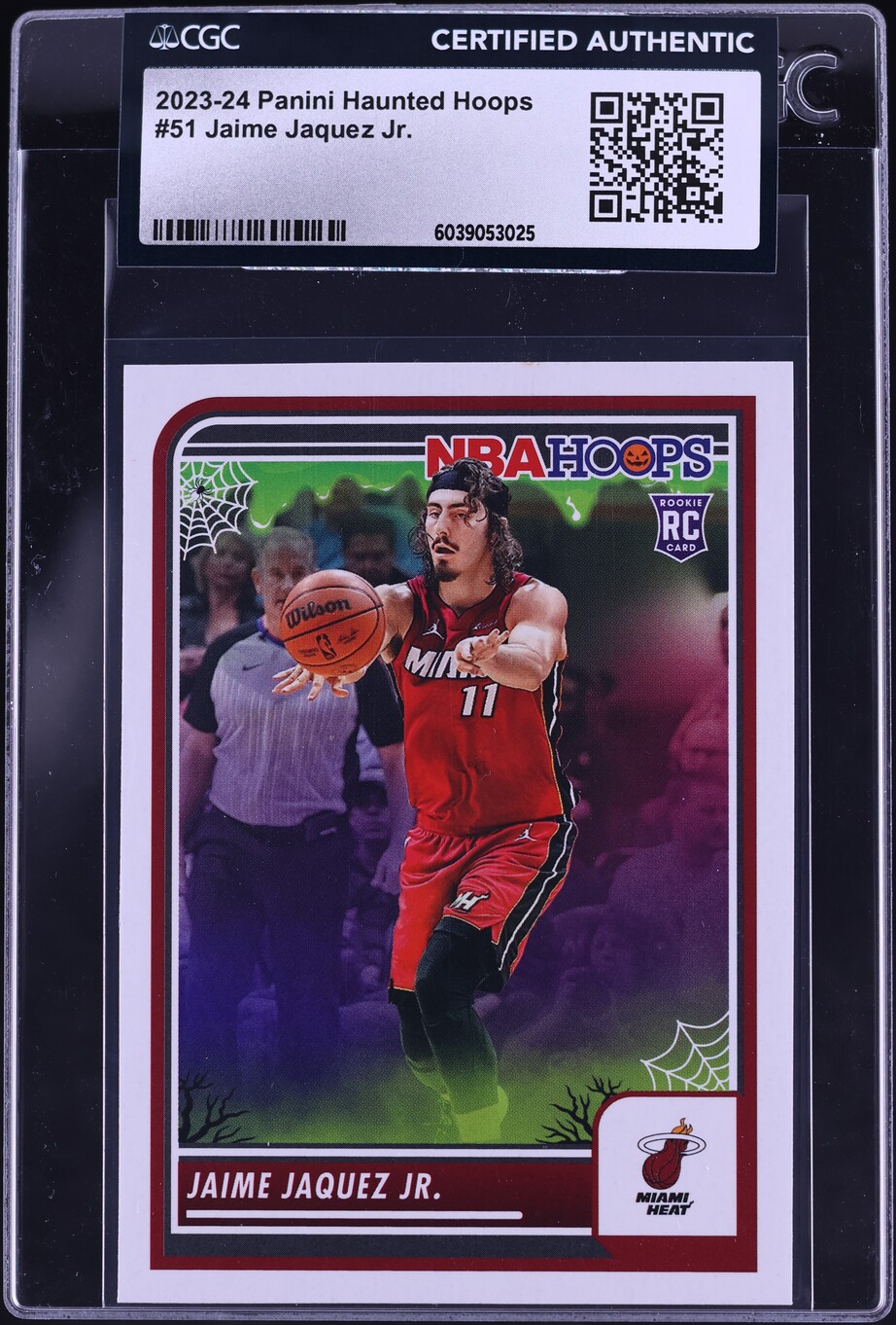 2023 Haunted Hoops Jaime Jaquez Jr. ROOKIE #51 CGC AUTH