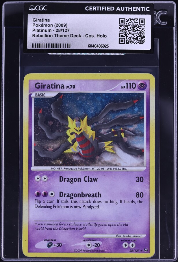 2009 Pokemon Diamond & Pearl BS Promo Holo Giratina Lv.X #DP38 PSA