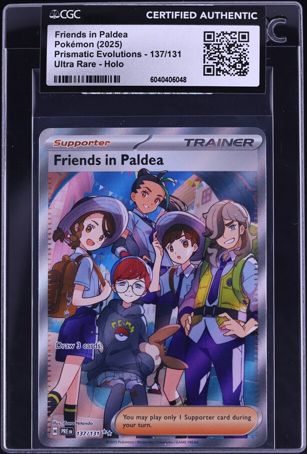 friends in pokemon cards CGC GEM 10 Chinese Friends in Alola Full Art Trainer Promo (Graded Car –  Phurion main image 0