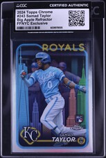 2024 Topps Chrome FFNYC Big Apple Refractor Samad Taylor ROOKIE