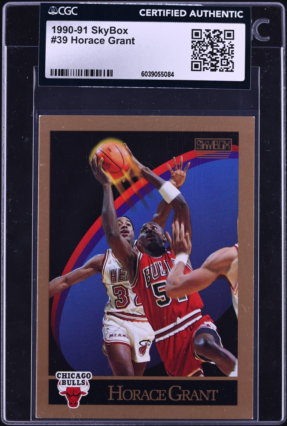 1990 Skybox Basketball Horace Grant #39 CGC AUTH