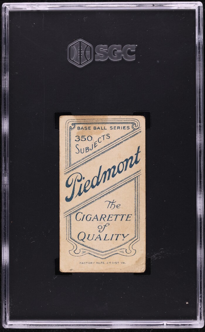 1909-11 T206 Clyde Engle PIEDMONT SGC 3 VG