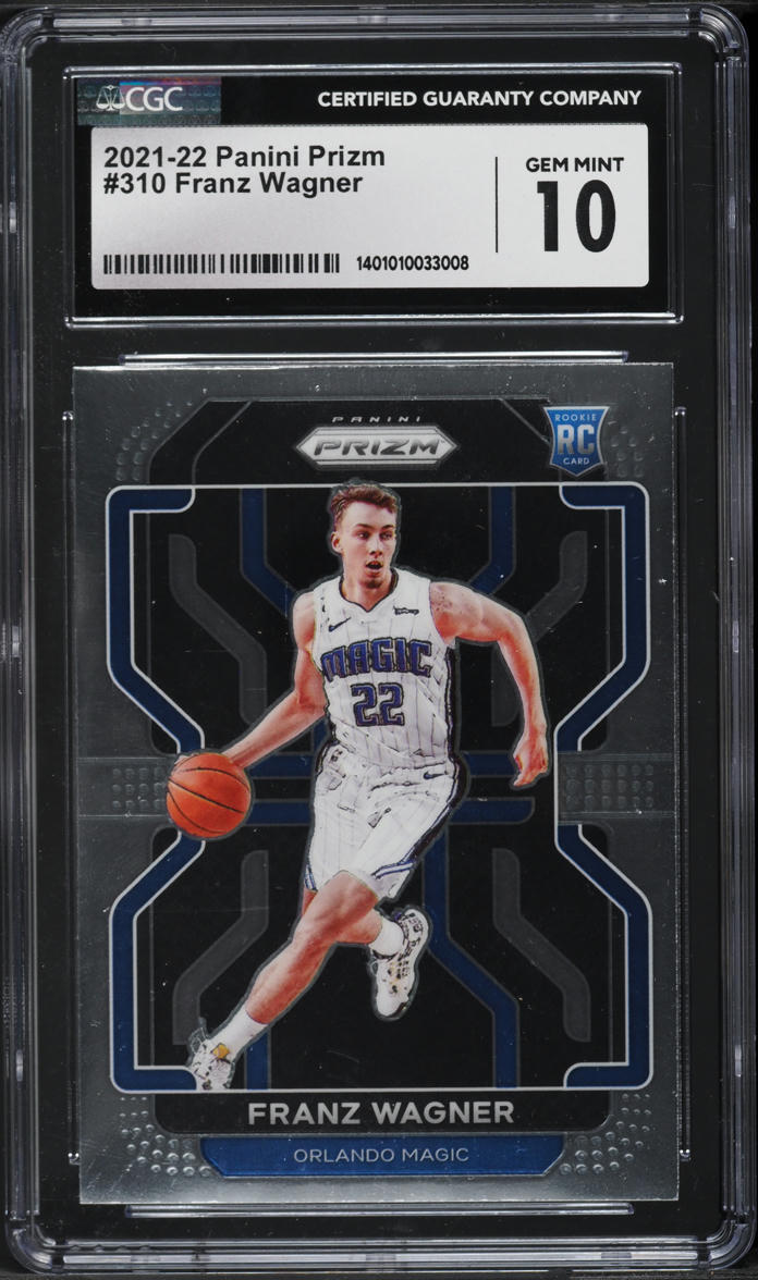 2021 Panini Prizm Franz Wagner ROOKIE #310 CGC 10 GEM MINT