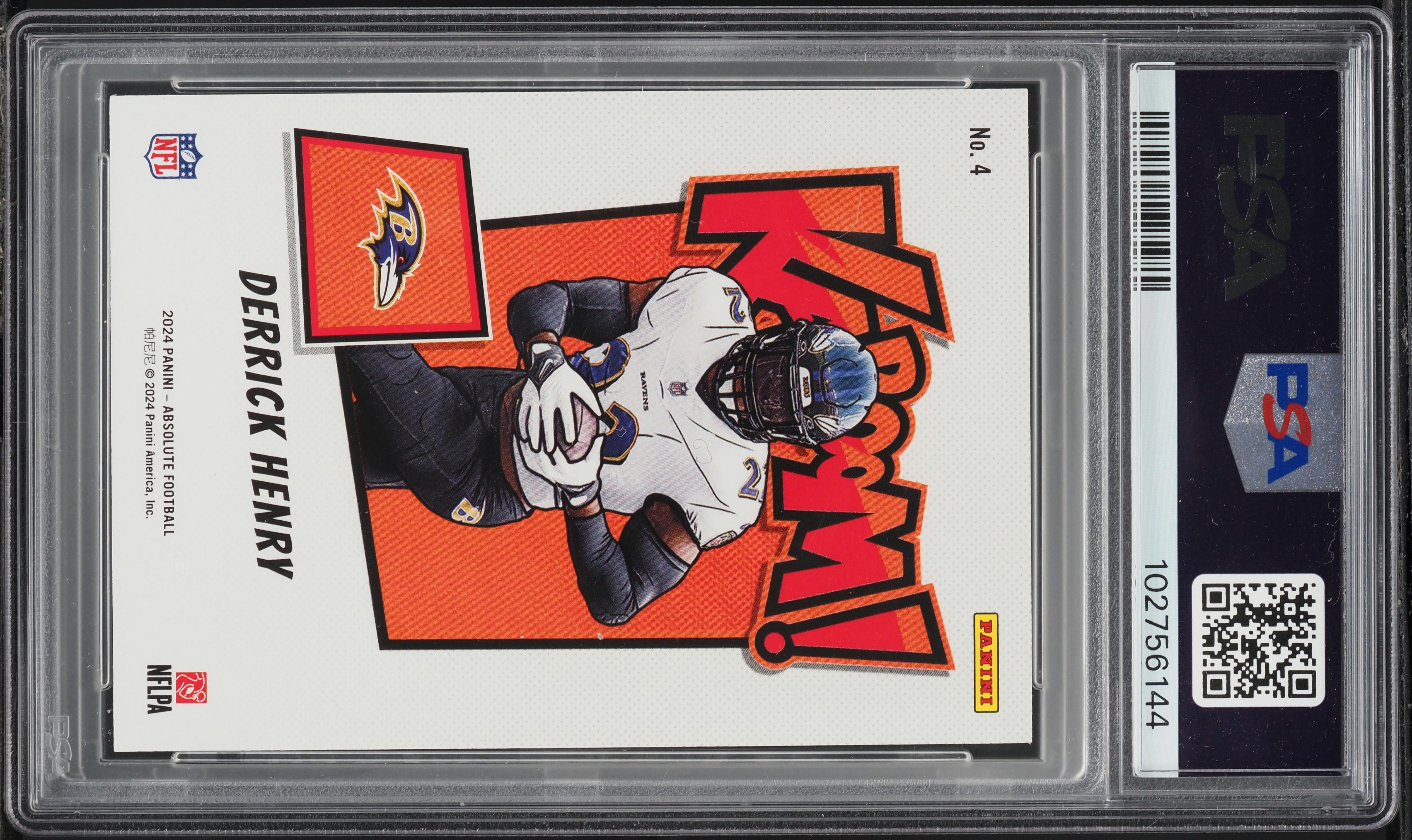 2024 Panini Absolute Kaboom! Horizontal Derrick Henry #4 PSA 10