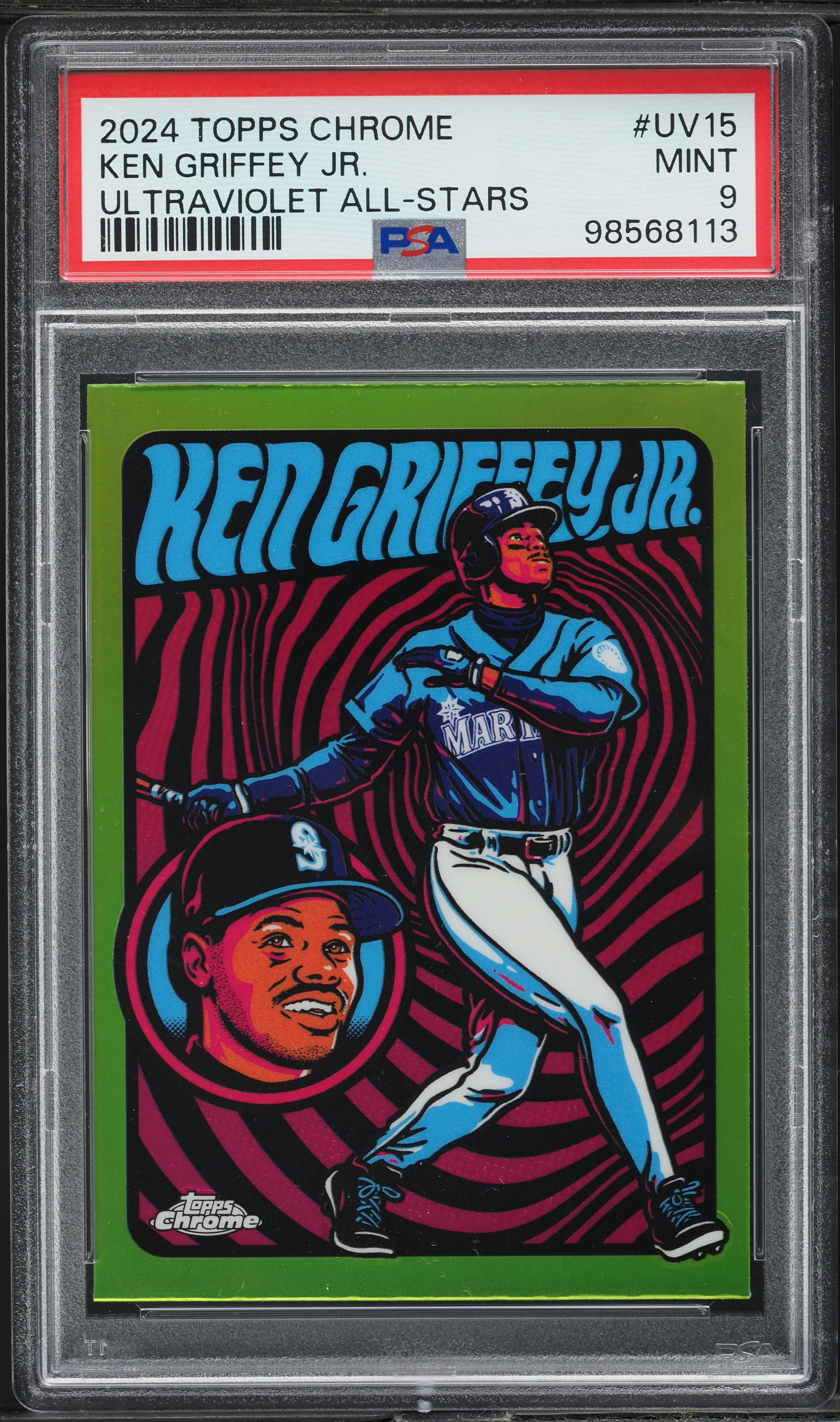 2024 Topps Chrome Ultra Violet All Stars Ken Griffey Jr. #UV15 PSA