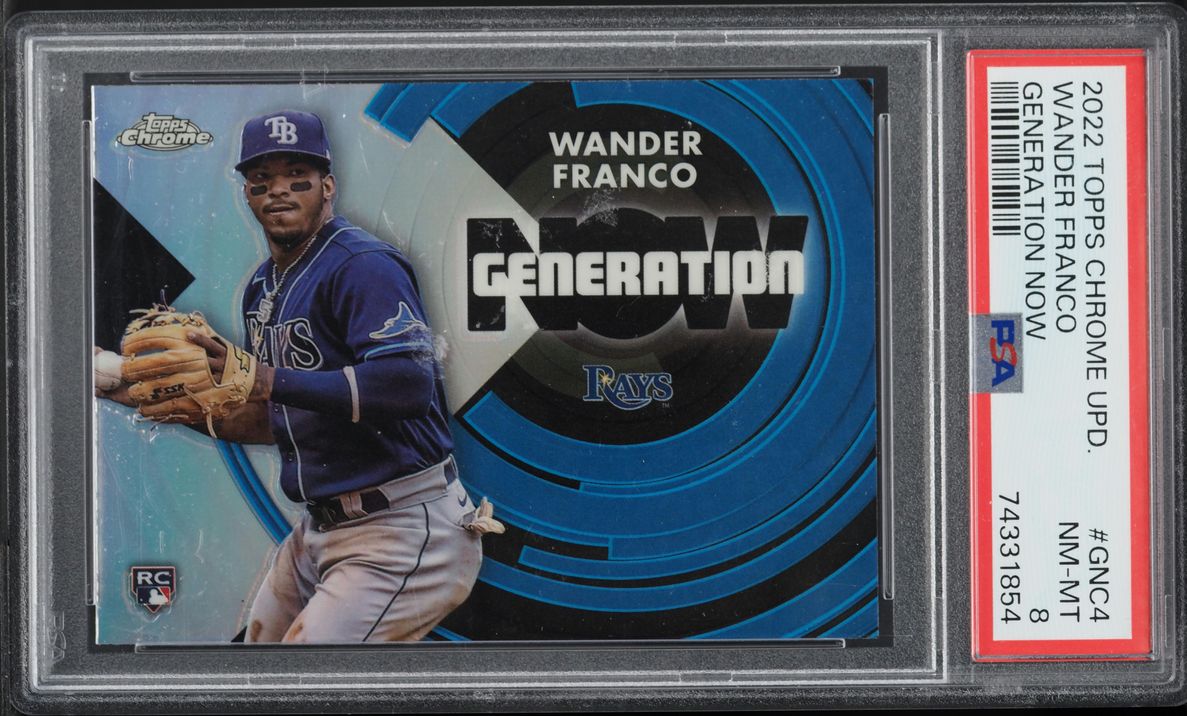2022 Topps Chrome Update Generation Now Wander Franco ROOKIE #GNC-4 PSA 8 NM-MT