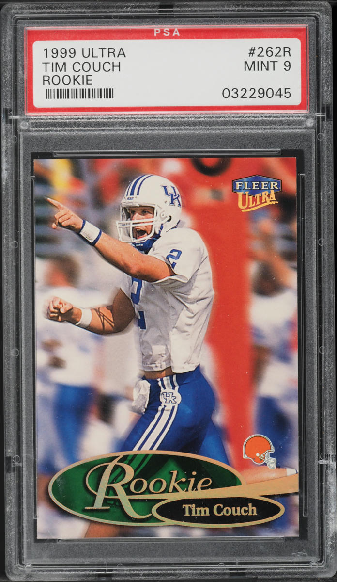1999 Ultra Football Tim Couch ROOKIE #262R PSA 9 MINT