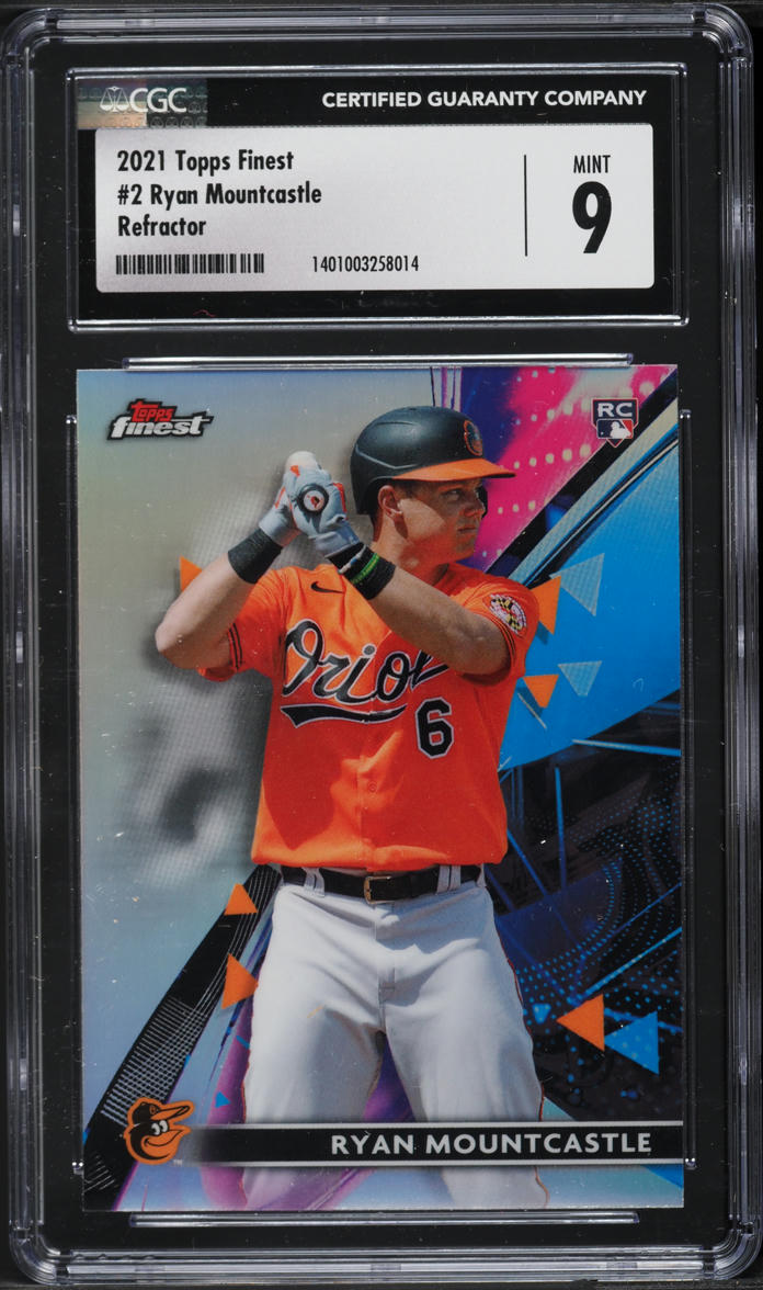 2021 Finest Refractor Ryan Mountcastle ROOKIE #2 CGC 9 MINT
