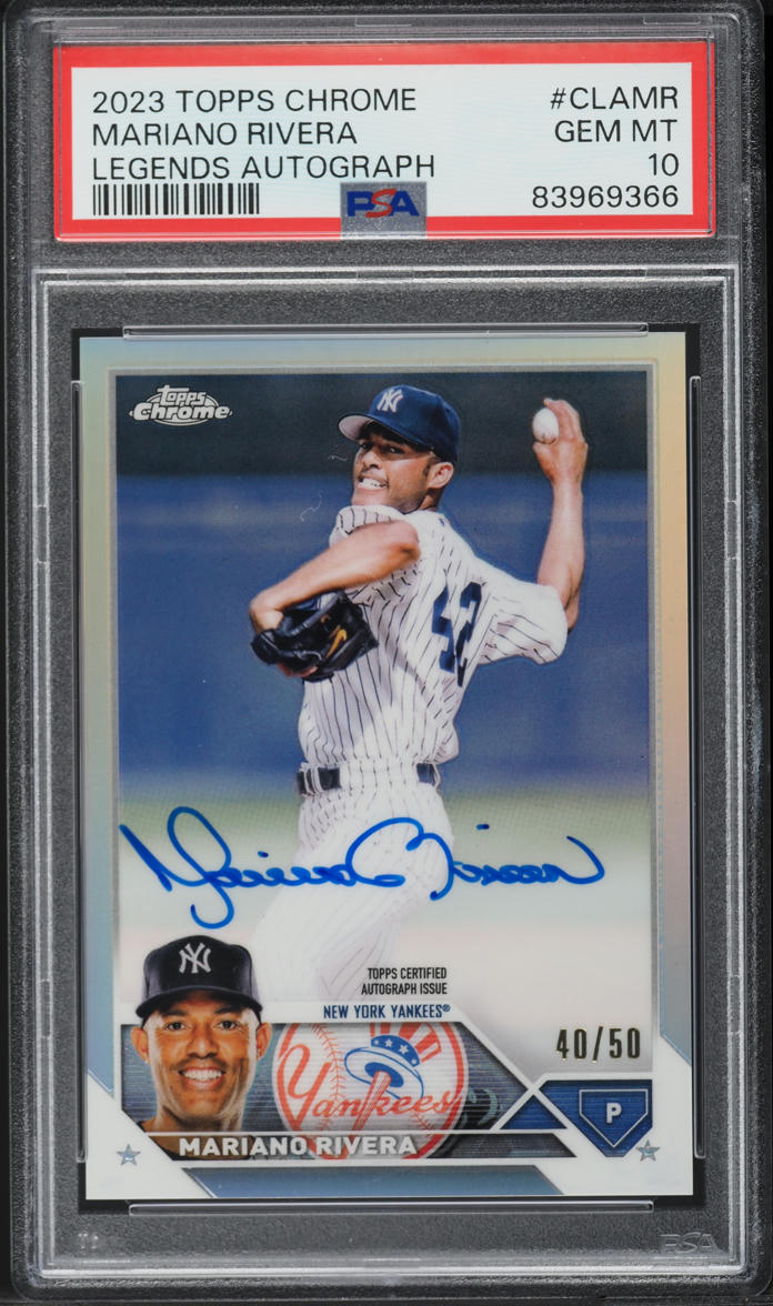 Rivera Mariano | Topps eBay Auto 0 Rainbow 1 #18 Gallery Foil 