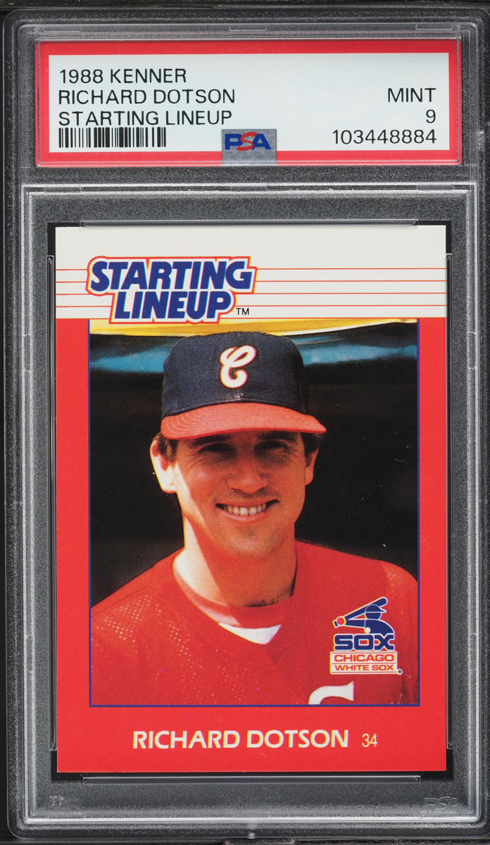 1988 Kenner Starting Lineup Richard Dotson PSA 9 MINT