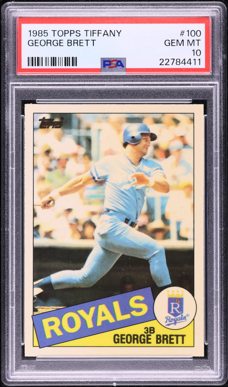 1985 Topps Tiffany George Brett #100 PSA 10 GEM MINT