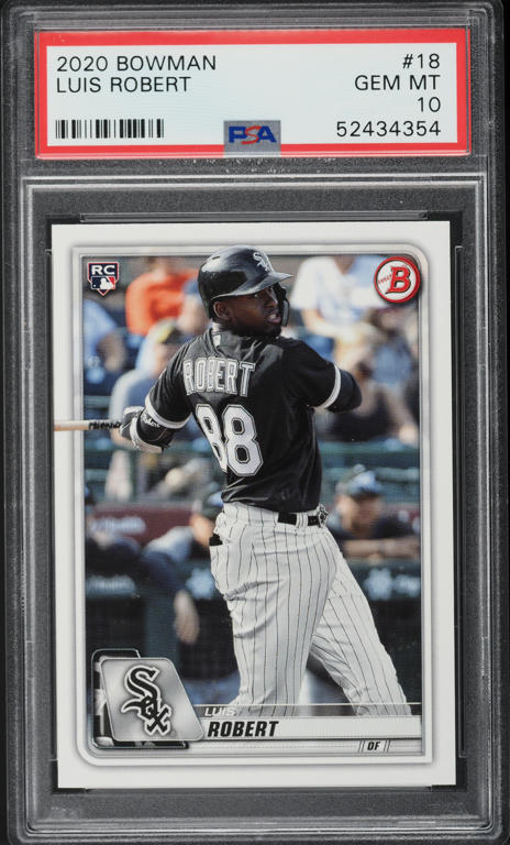 2020 Bowman Luis Robert ROOKIE #18 PSA 10 GEM MINT on Fanatics Collect