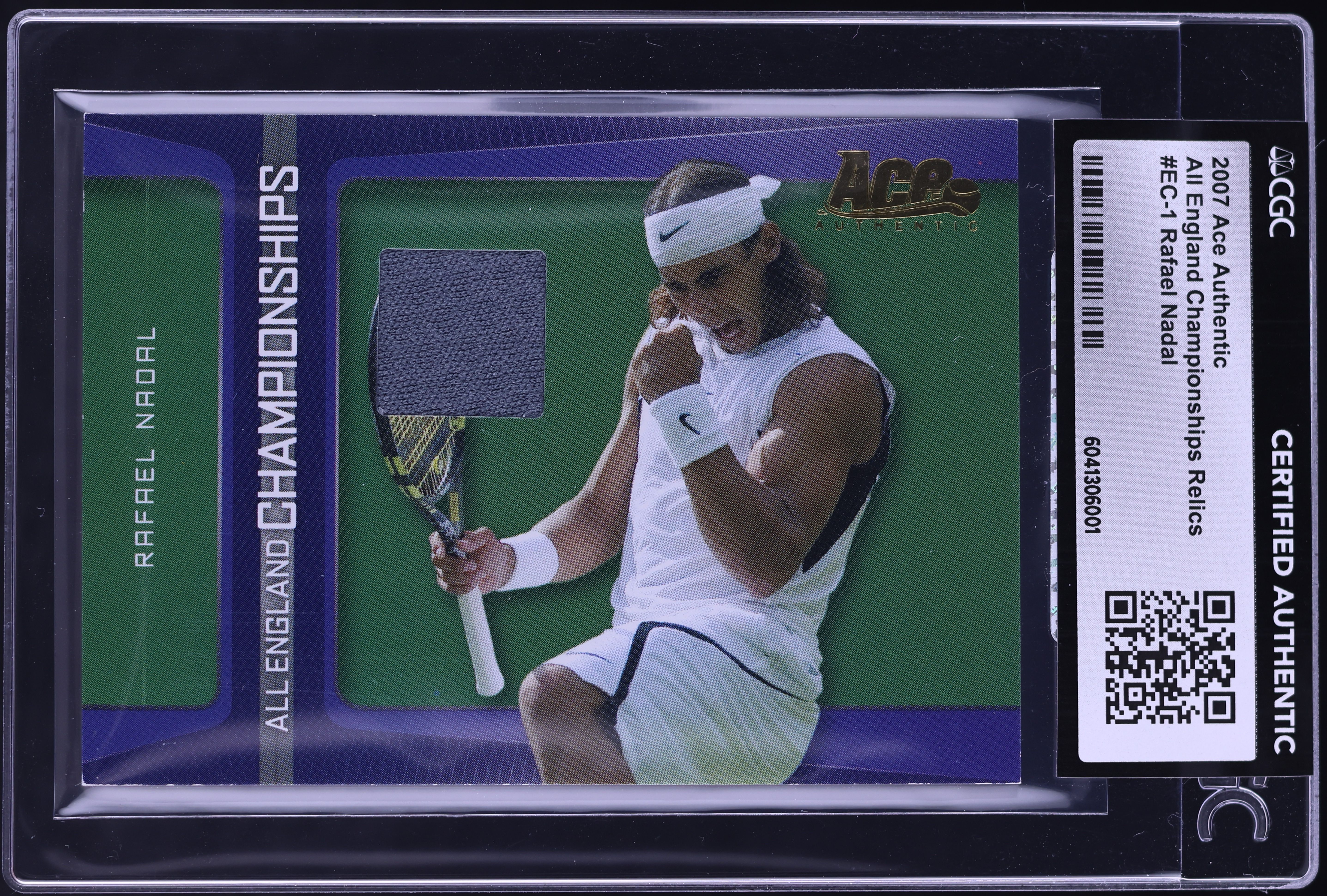 2007 Ace Authentic All England Championships Relics Rafael Nadal