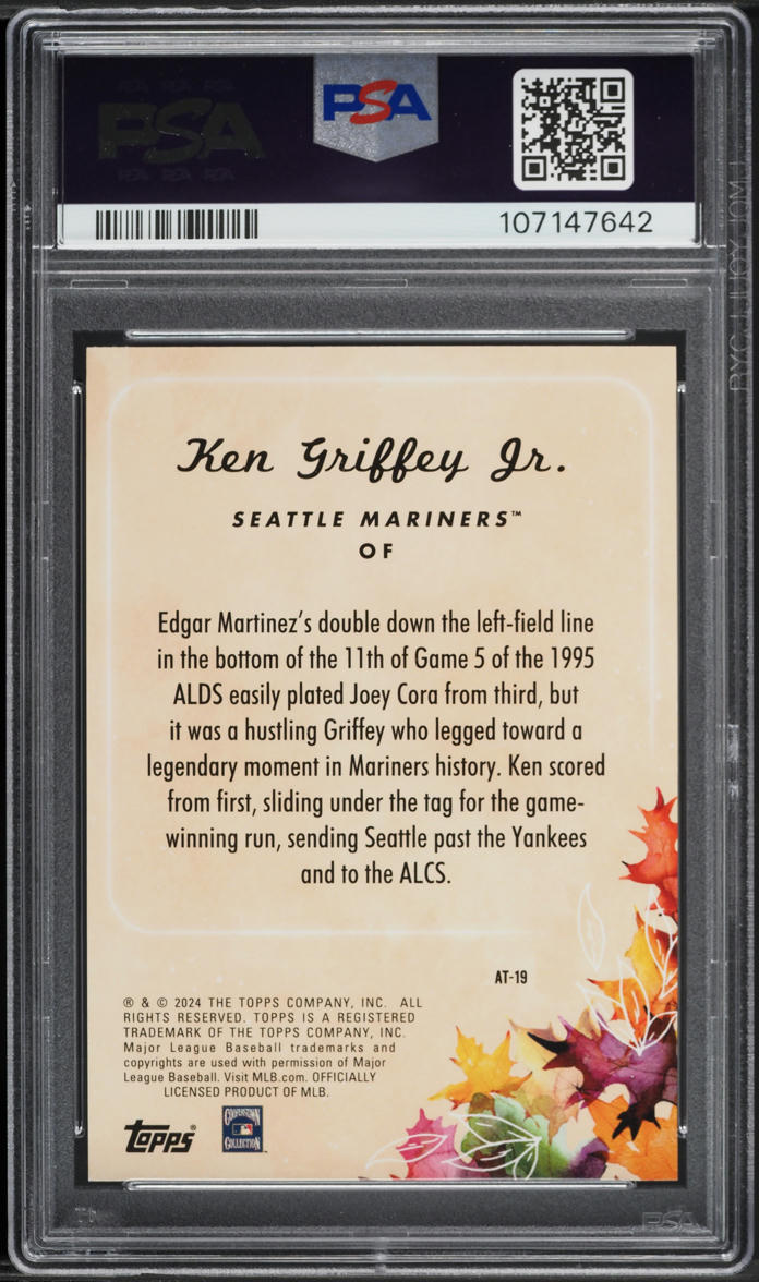 2024 Topps Update Autumn Tales Ken Griffey Jr. #AT-19 PSA 6 EXMT
