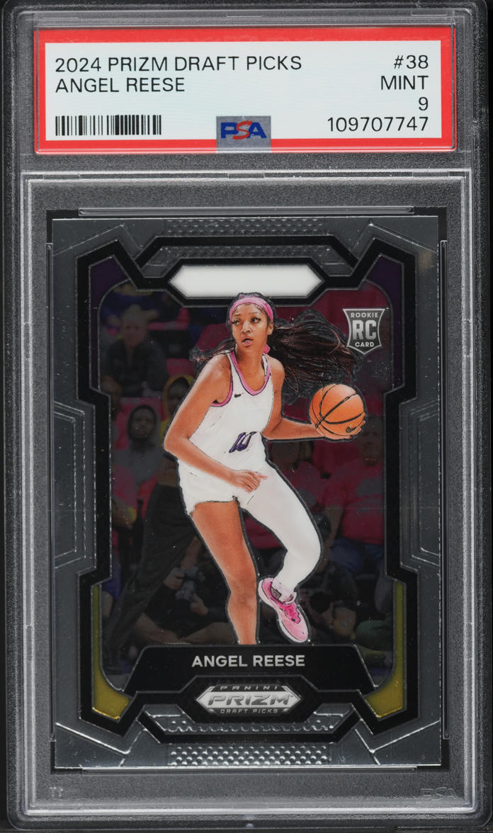 2024 Panini Prizm Draft Picks Angel Reese ROOKIE #38 PSA 9 MINT
