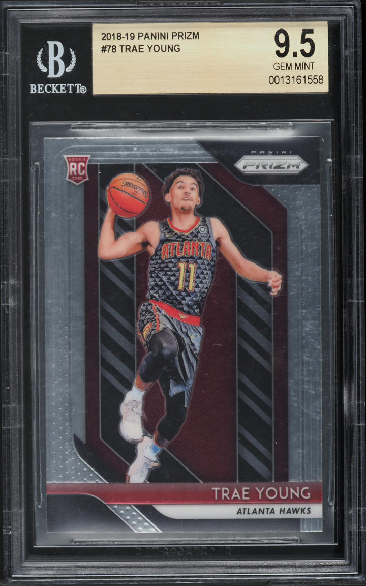 2018 Panini Prizm Trae Young ROOKIE #78 BGS 9.5 GEM MINT