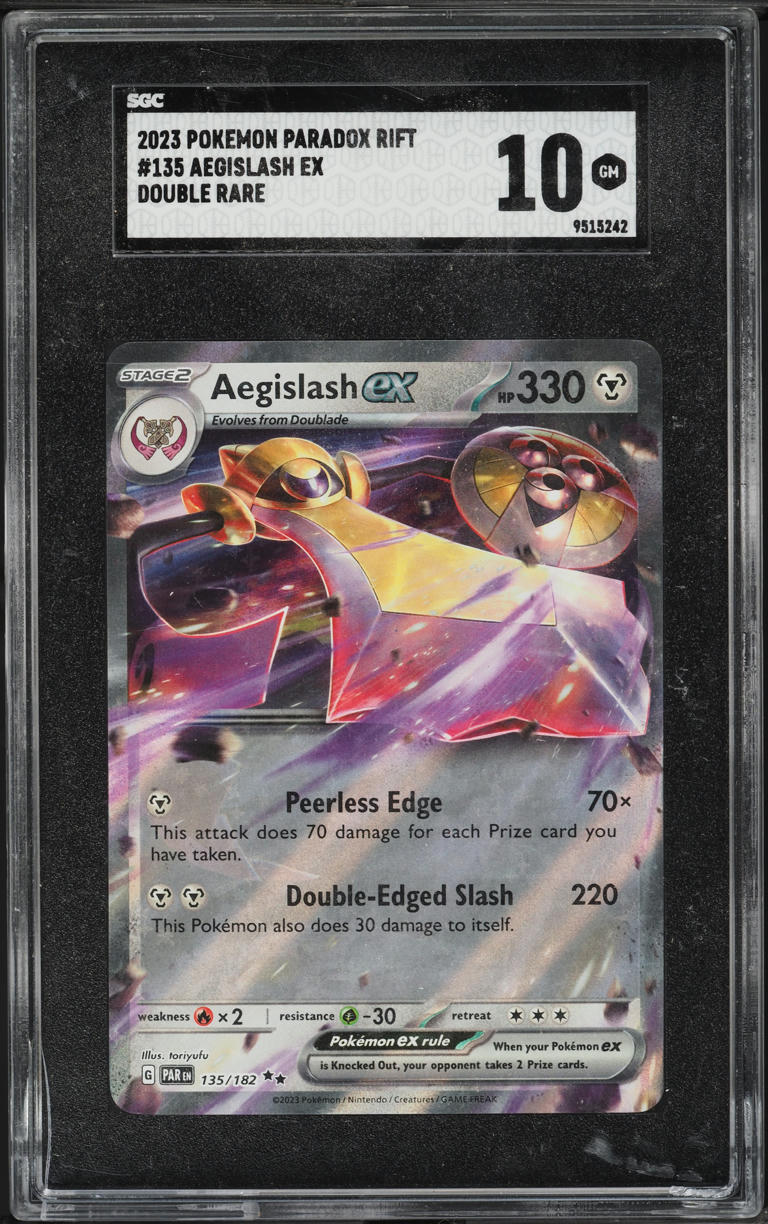 pokemon card aegislash Aegislash ex - 135/182 Ultra Rare
